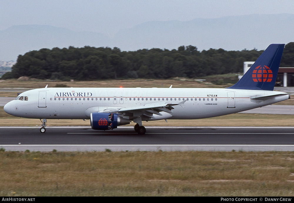 Aircraft Photo of N716AW | Airbus A320-214 | AirWorld | AirHistory.net #262696