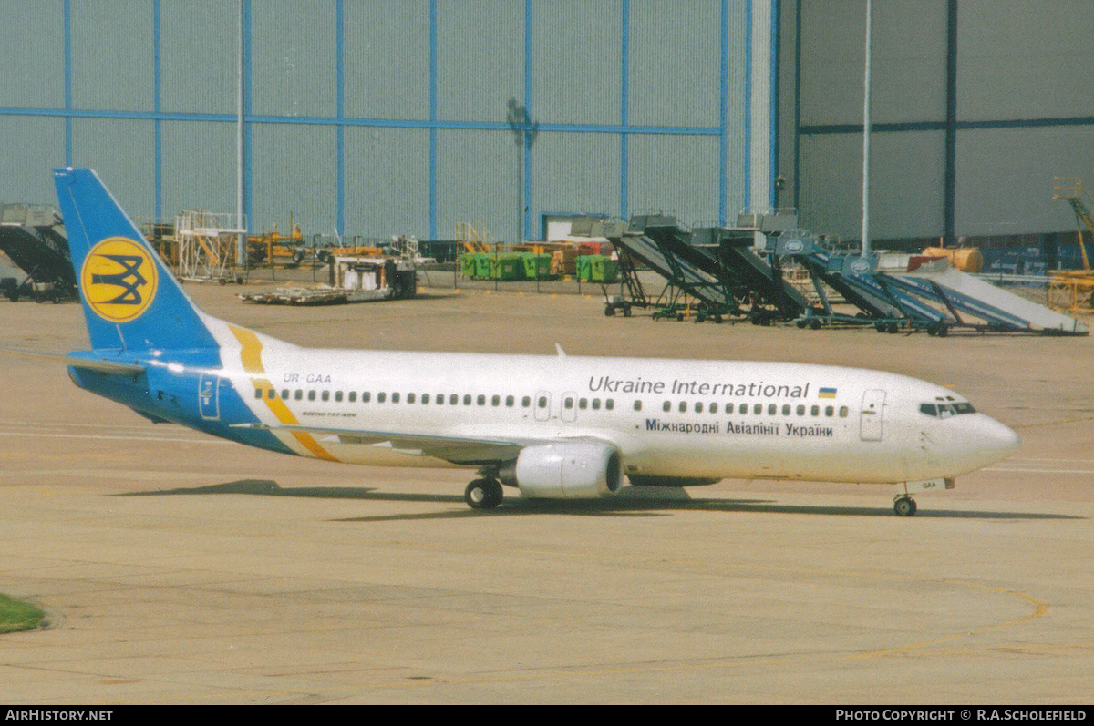 Aircraft Photo of UR-GAA | Boeing 737-4Y0 | Ukraine International Airlines | AirHistory.net #262697