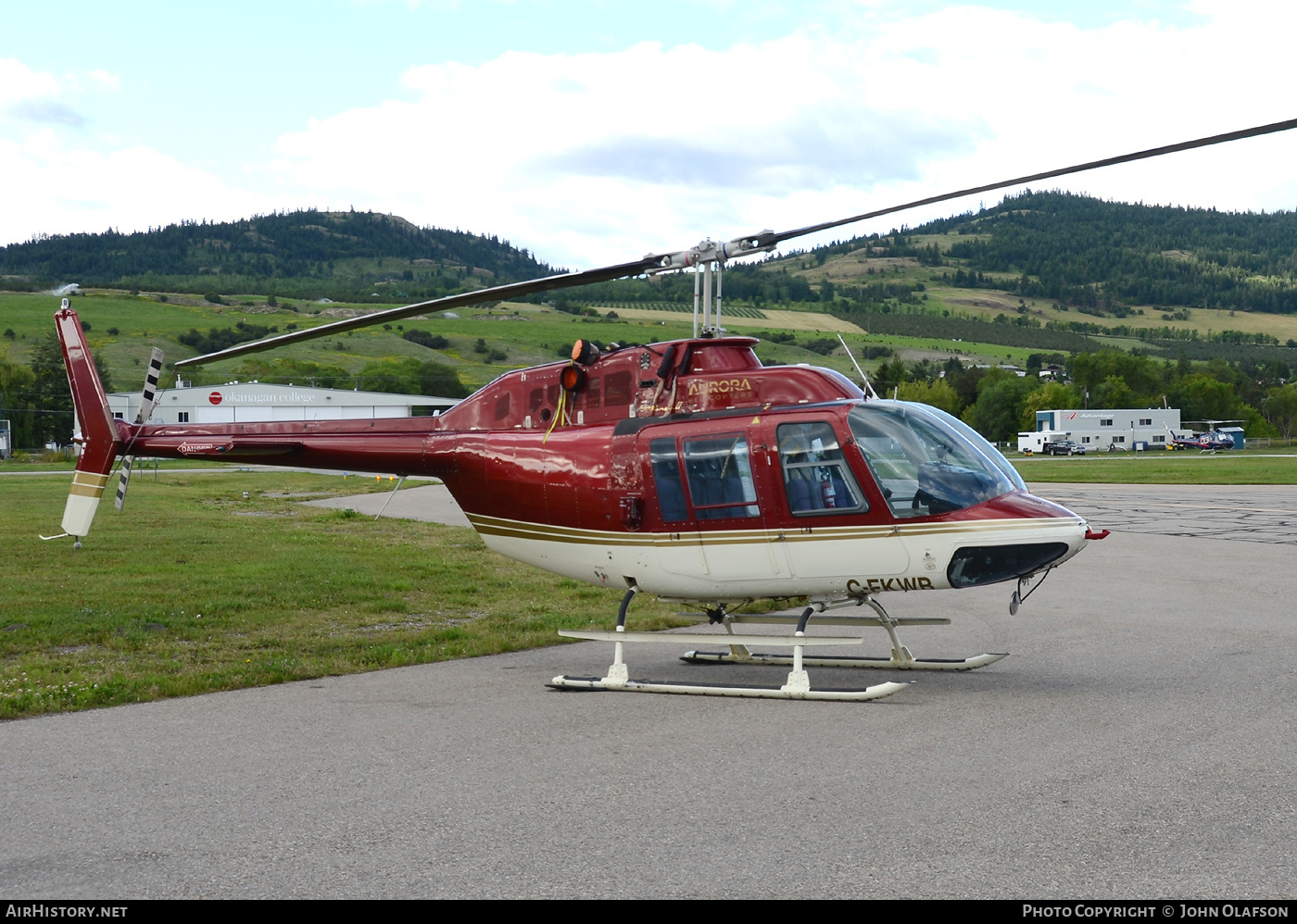 Aircraft Photo of C-FKWB | Bell 206B JetRanger II | Aurora Helicopters | AirHistory.net #262703