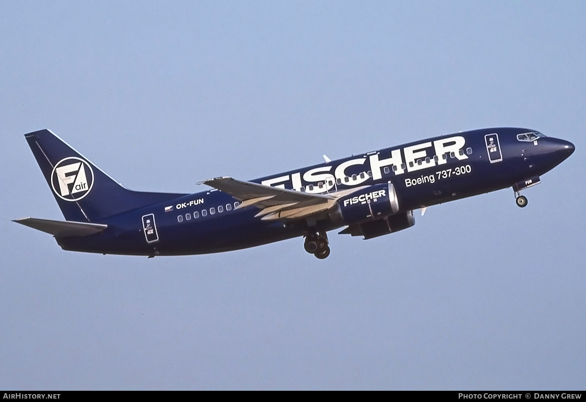 Aircraft Photo of OK-FUN | Boeing 737-33A | Fischer Air | AirHistory.net #262708