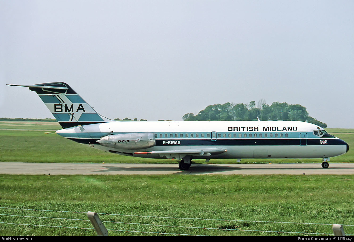 Aircraft Photo of G-BMAG | Douglas DC-9-15 | British Midland Airways - BMA | AirHistory.net #262712