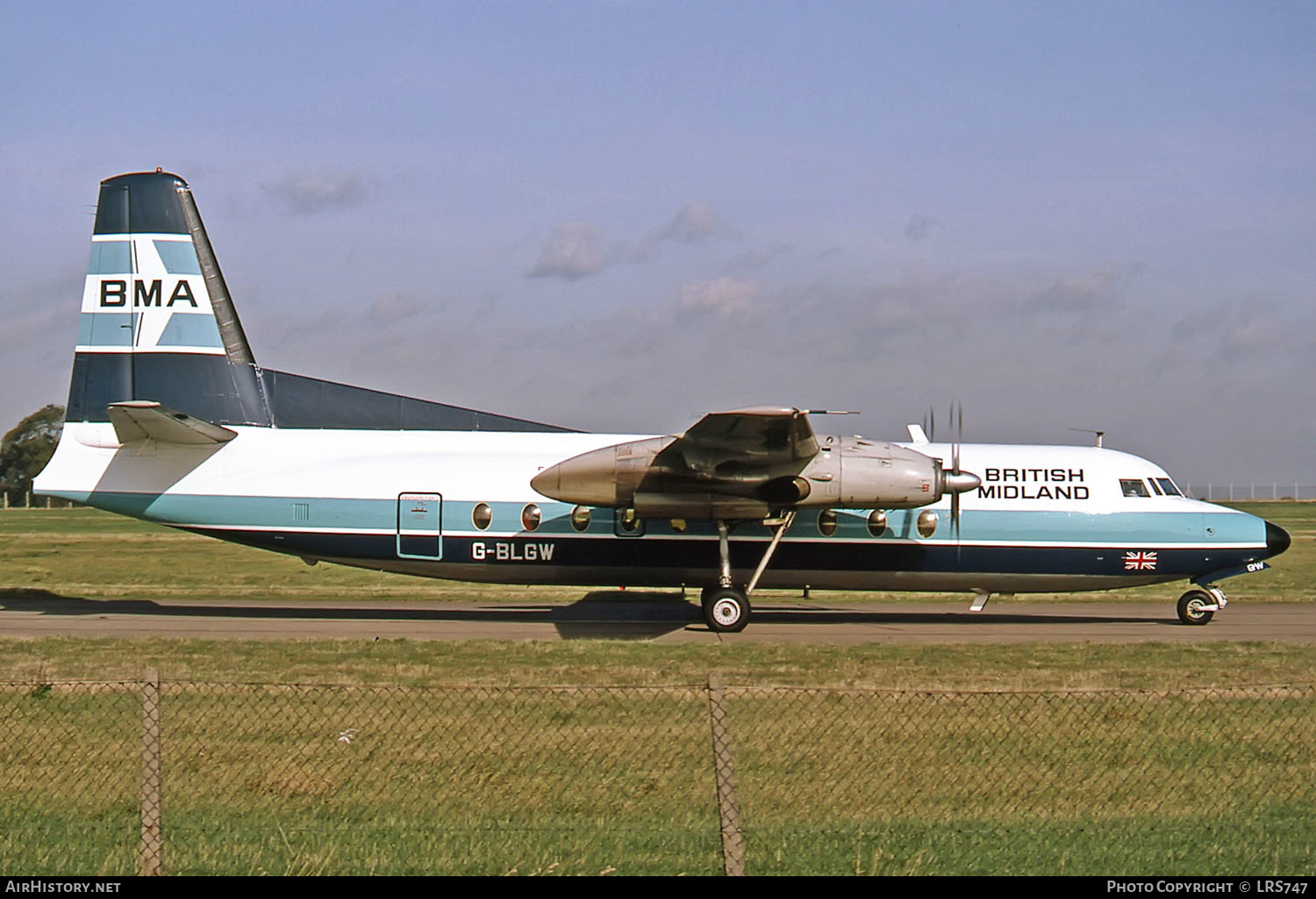 Aircraft Photo of G-BLGW | Fokker F27-200 Friendship | British Midland Airways - BMA | AirHistory.net #262713
