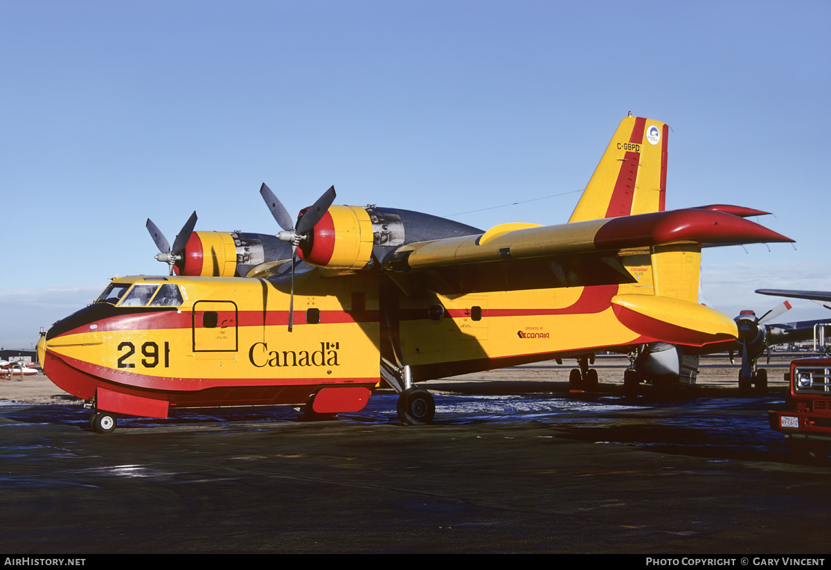 Aircraft Photo of C-GBPD | Canadair CL-215-V (CL-215-1A10) | Conair Aviation | AirHistory.net #262738