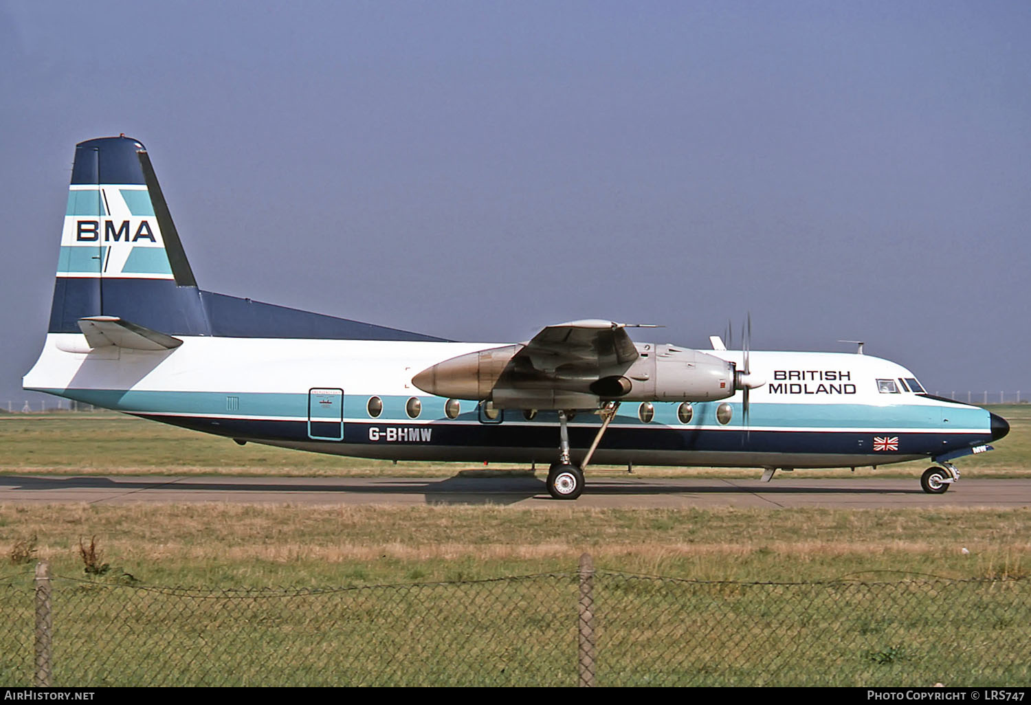 Aircraft Photo of G-BHMW | Fokker F27-200 Friendship | British Midland Airways - BMA | AirHistory.net #262741
