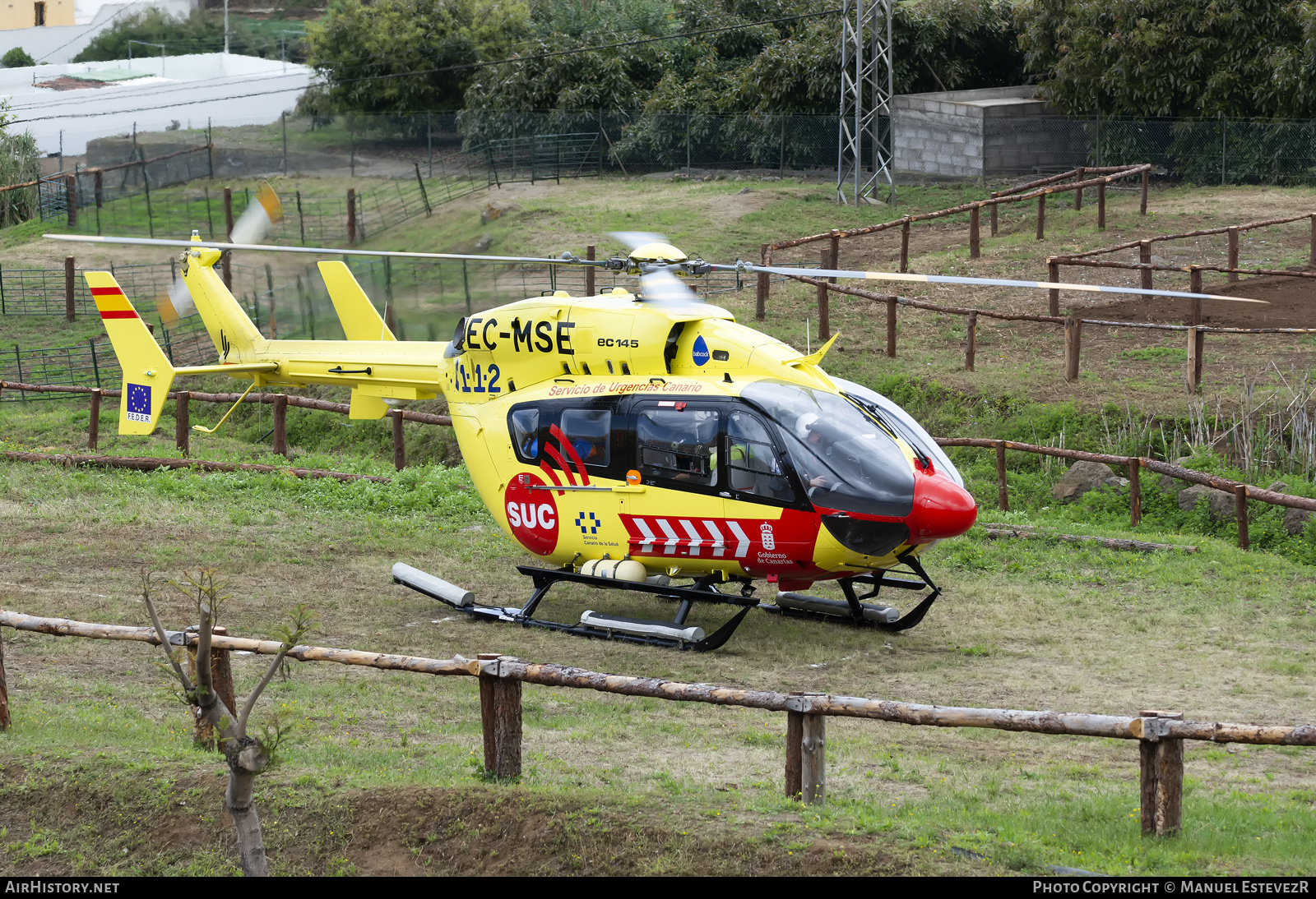 Aircraft Photo of EC-MSE | Eurocopter-Kawasaki BK-117/EC-145 | Servicio de Urgencias Canario - SUC | AirHistory.net #262749