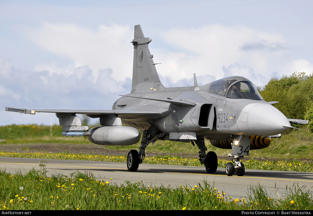 Aircraft Photo of 9234 | Saab JAS 39C Gripen | Czechia - Air Force | AirHistory.net #262805