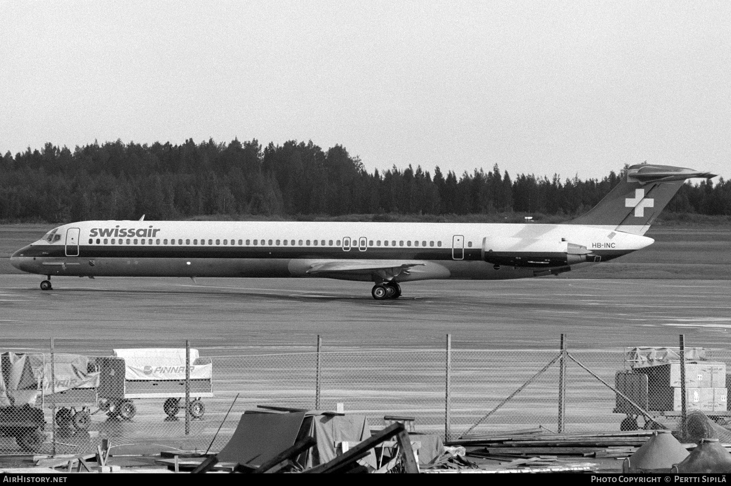 Aircraft Photo of HB-INC | McDonnell Douglas MD-81 (DC-9-81) | Swissair | AirHistory.net #262811