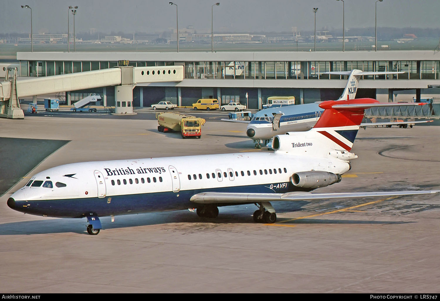 Aircraft Photo of G-AVFI | Hawker Siddeley HS-121 Trident 2E | British Airways | AirHistory.net #262835