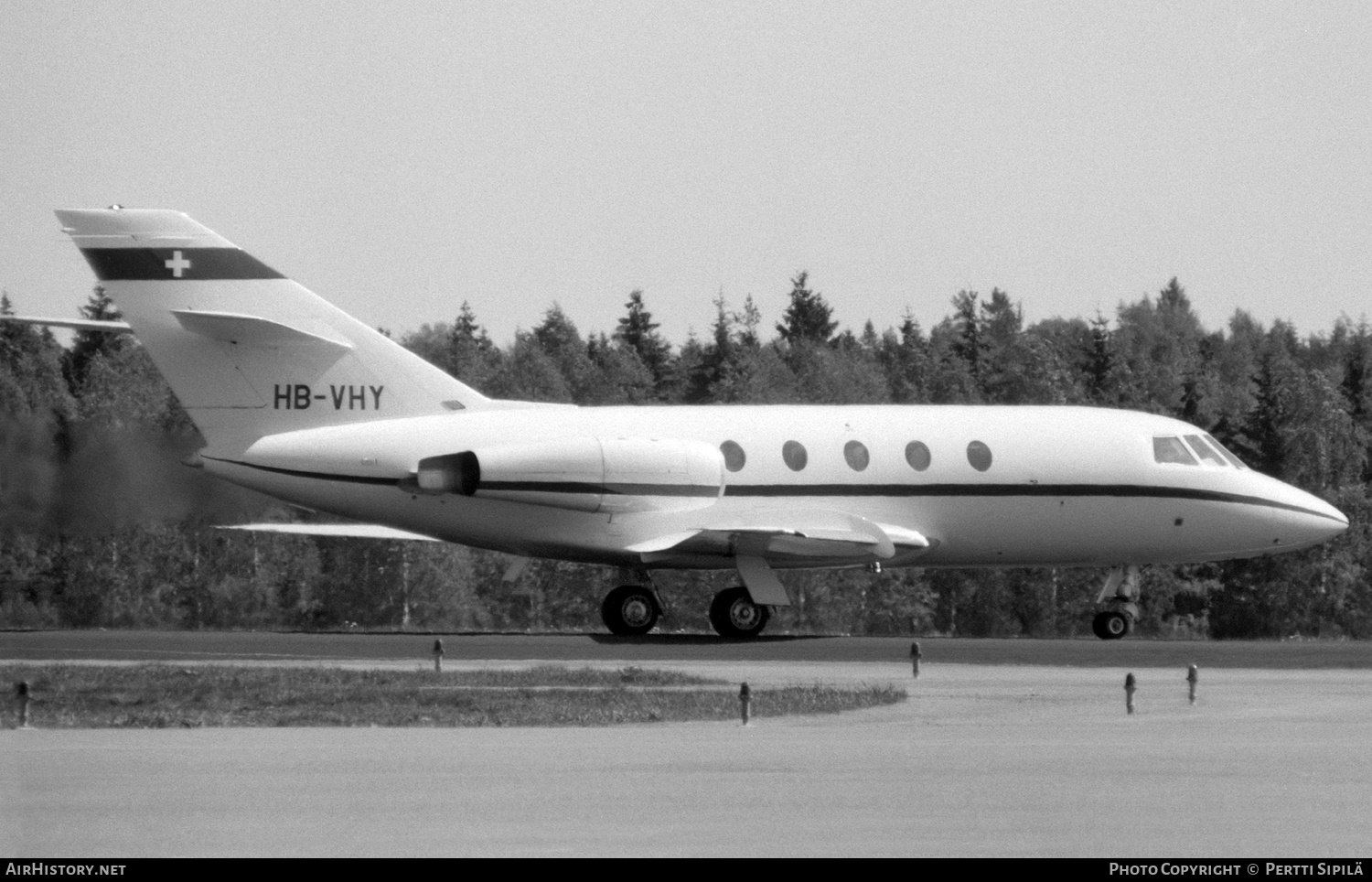 Aircraft Photo of HB-VHY | Dassault Falcon 20F | AirHistory.net #262839