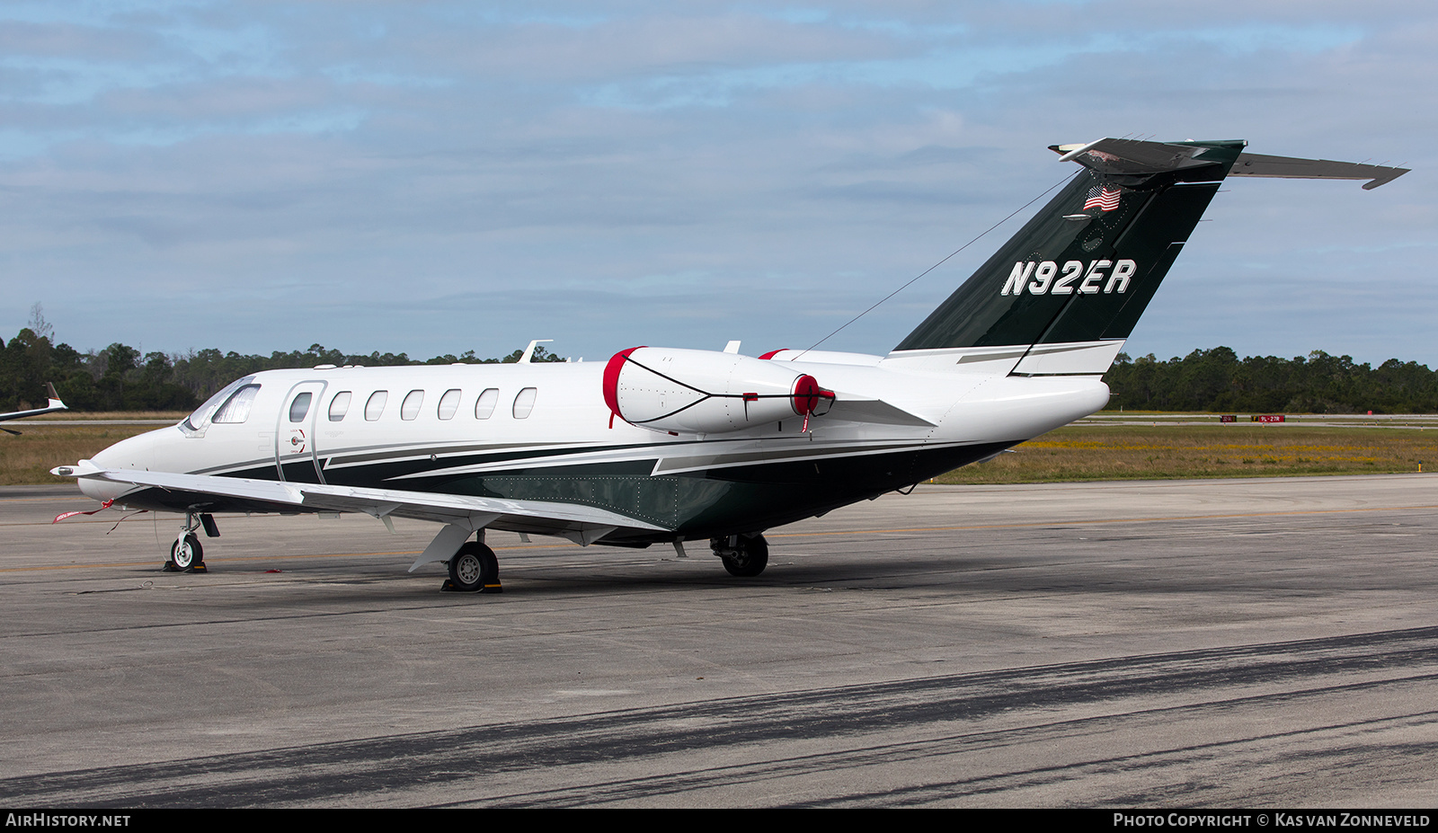 Aircraft Photo of N92ER | Cessna 525B CitationJet CJ3+ | AirHistory.net #262843