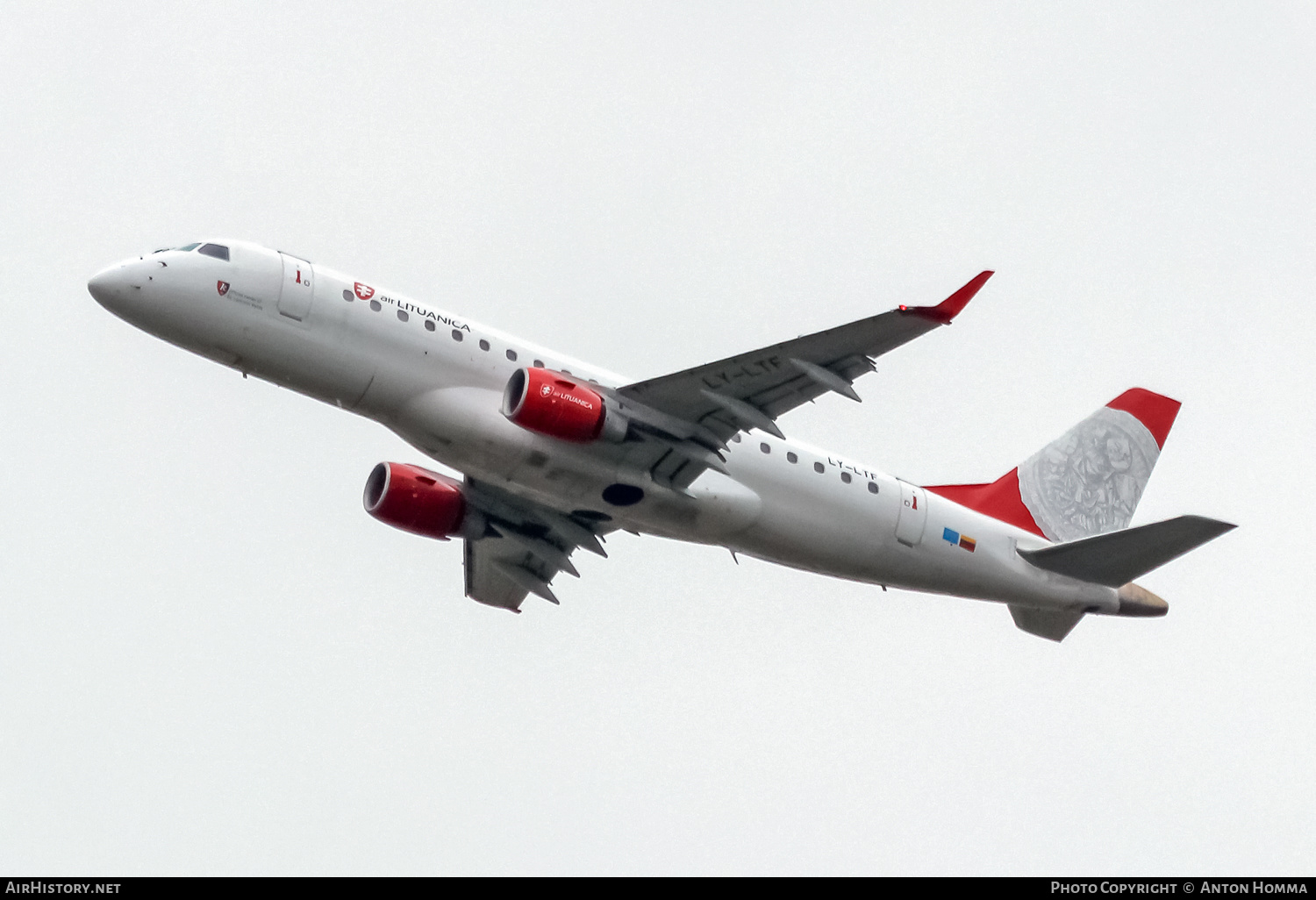 Aircraft Photo of LY-LTF | Embraer 175LR (ERJ-170-200LR) | Air Lituanica | AirHistory.net #262855