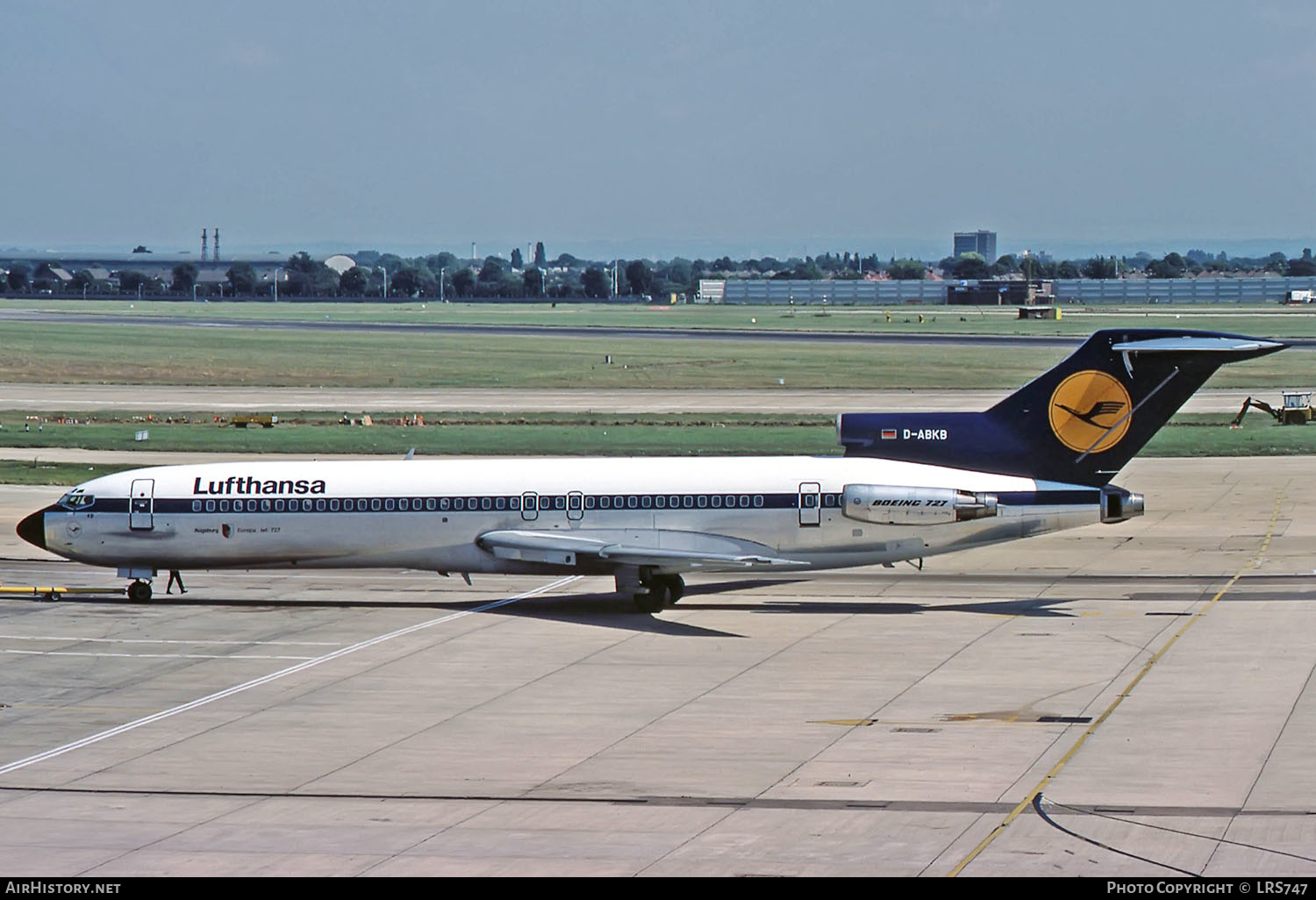 Aircraft Photo of D-ABKB | Boeing 727-230/Adv | Lufthansa | AirHistory.net #262877