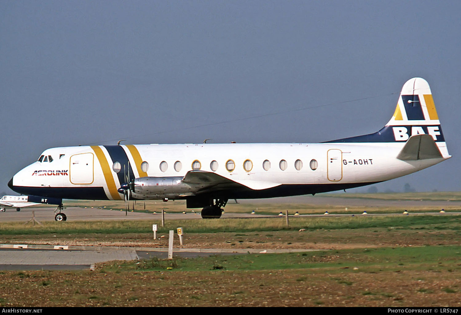 Aircraft Photo of G-AOHT | Vickers 802 Viscount | British Air Ferries - BAF | AirHistory.net #262880