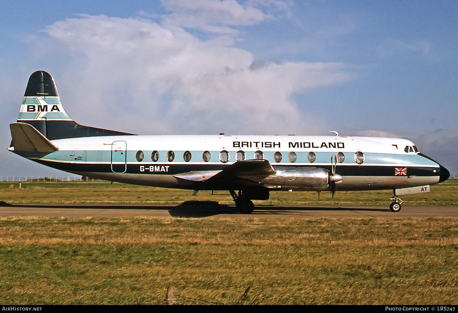 Aircraft Photo of G-BMAT | Vickers 813 Viscount | British Midland Airways - BMA | AirHistory.net #262894