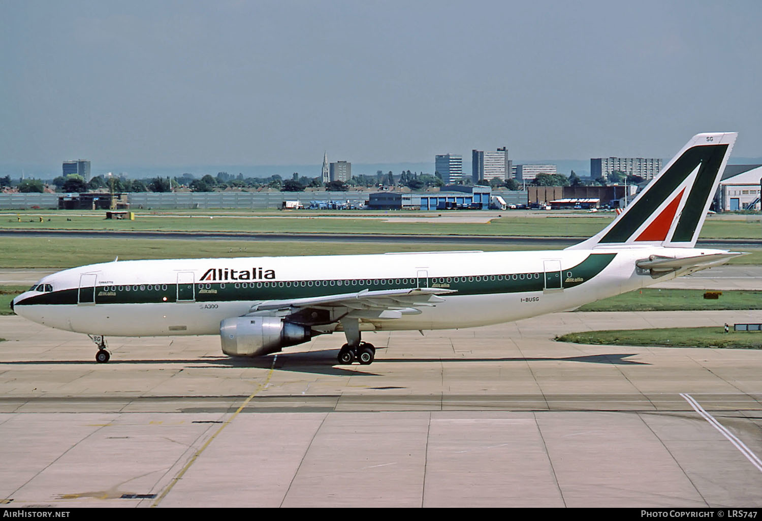 Aircraft Photo of I-BUSG | Airbus A300B4-203 | Alitalia | AirHistory.net #262899