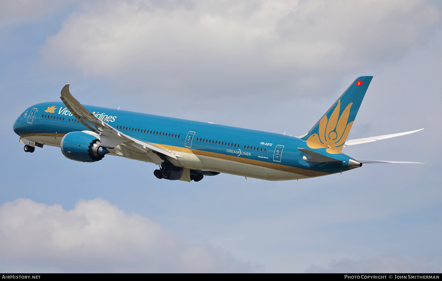 Aircraft Photo of VN-A872 | Boeing 787-10 Dreamliner | Vietnam Airlines | AirHistory.net #262921
