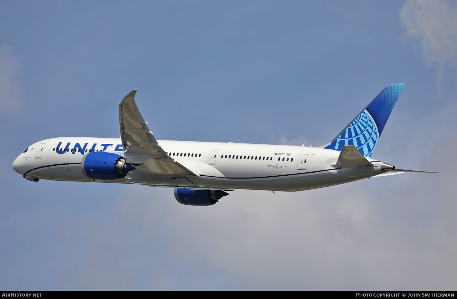 Aircraft Photo of N24976 | Boeing 787-9 Dreamliner | United Airlines | AirHistory.net #262922