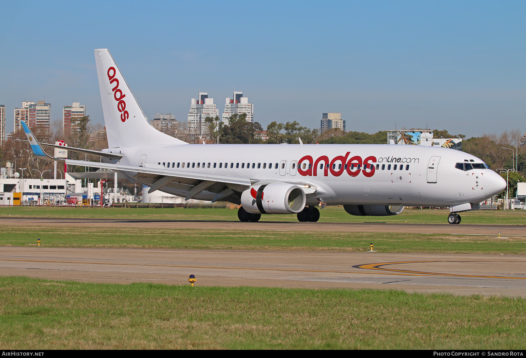 Aircraft Photo of LV-GWL | Boeing 737-85F | Andes Líneas Aéreas | AirHistory.net #262943