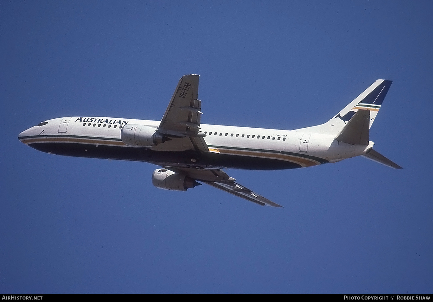 Aircraft Photo of VH-TJM | Boeing 737-476 | Australian Airlines | AirHistory.net #262955