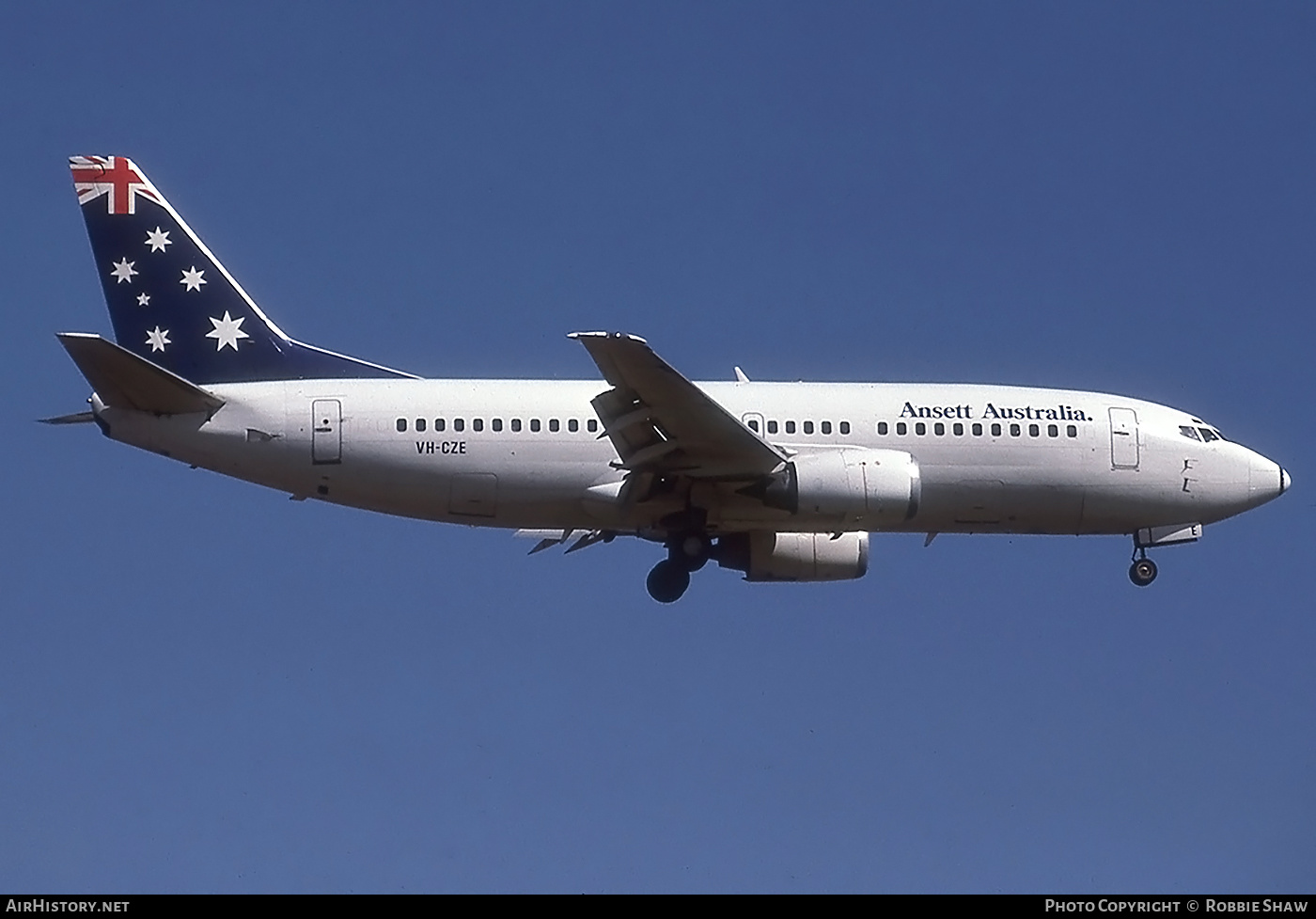 Aircraft Photo of VH-CZE | Boeing 737-377 | Ansett Australia | AirHistory.net #262957