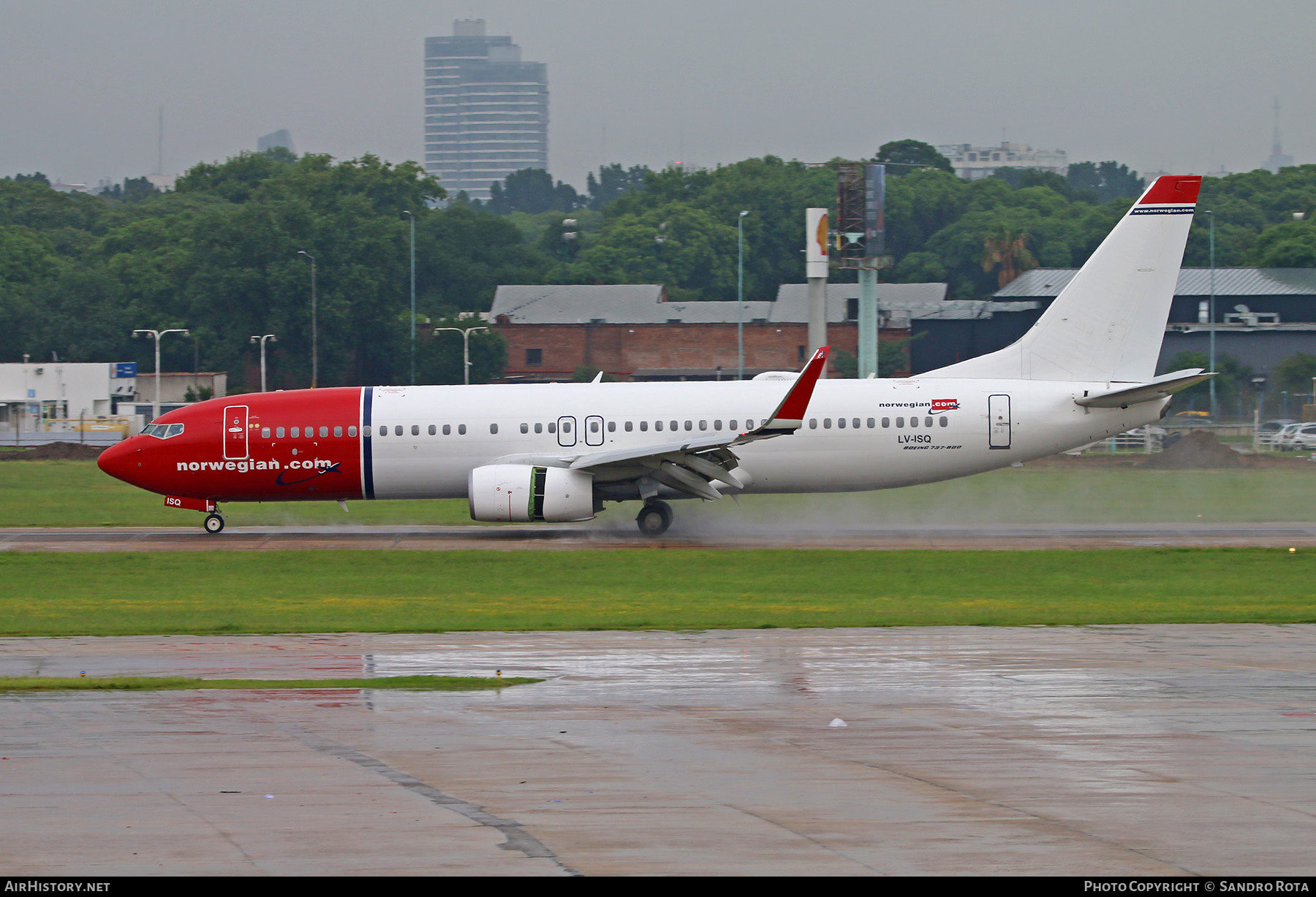 Aircraft Photo of LV-ISQ | Boeing 737-8JP | Norwegian | AirHistory.net #262962