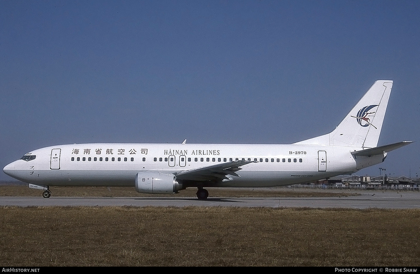 Aircraft Photo of B-2970 | Boeing 737-4Q8 | Hainan Airlines | AirHistory.net #262968