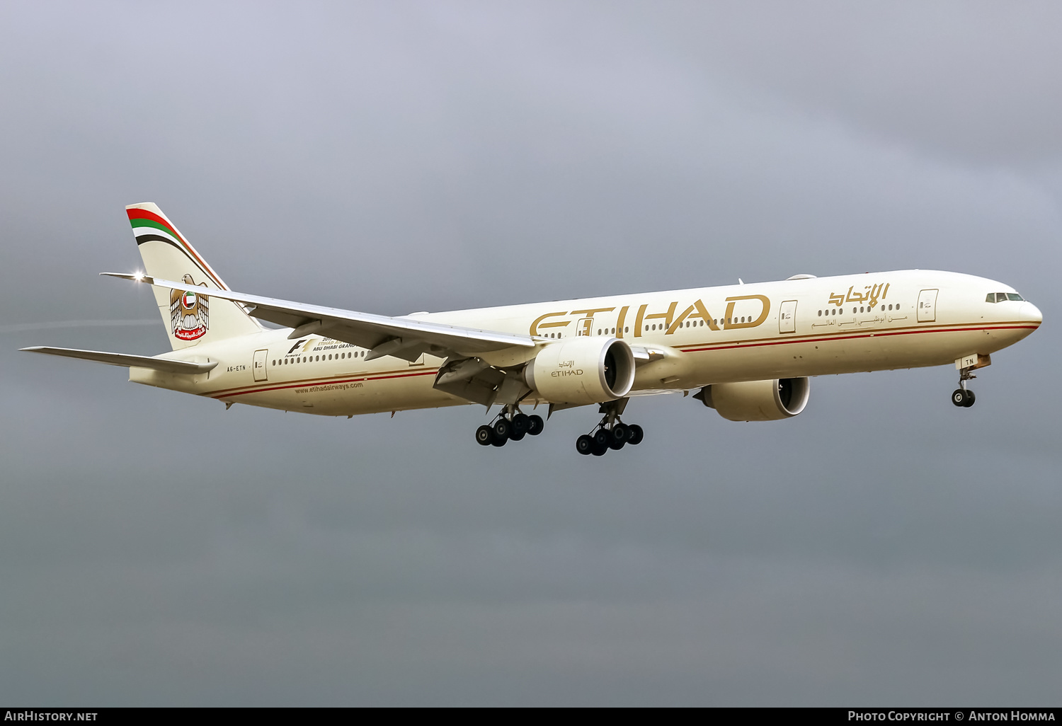 Aircraft Photo of A6-ETN | Boeing 777-3FX/ER | Etihad Airways | AirHistory.net #263001