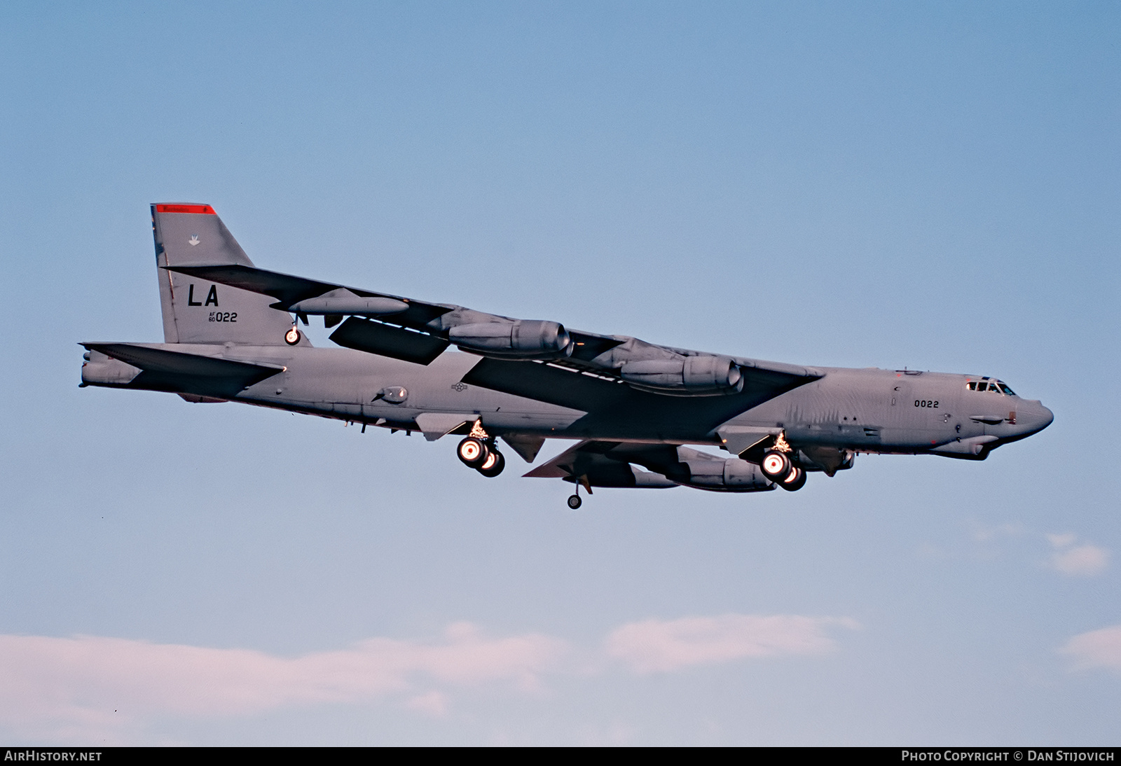 Aircraft Photo of 60-0022 / AF60022 | Boeing B-52H Stratofortress | USA - Air Force | AirHistory.net #263009