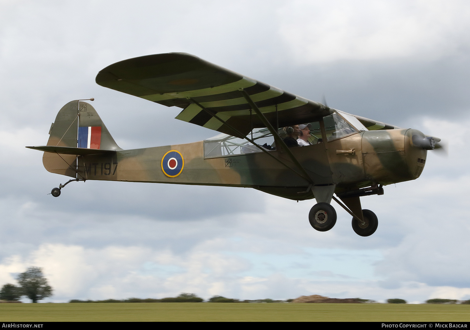 Aircraft Photo of G-ANHS / MT197 | Taylorcraft G Auster Mk4 | UK - Air Force | AirHistory.net #263047