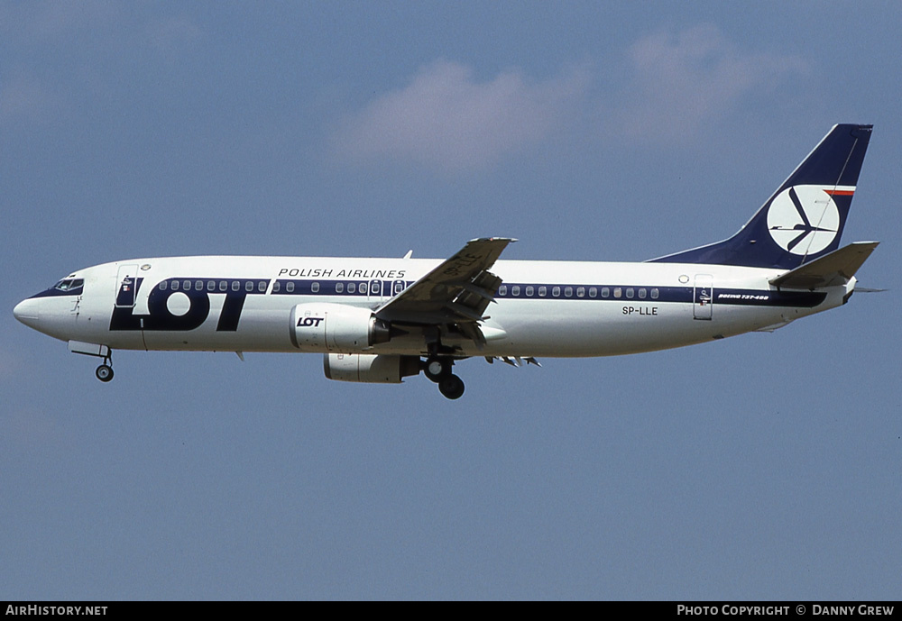 Aircraft Photo of SP-LLE | Boeing 737-45D | LOT Polish Airlines - Polskie Linie Lotnicze | AirHistory.net #263088