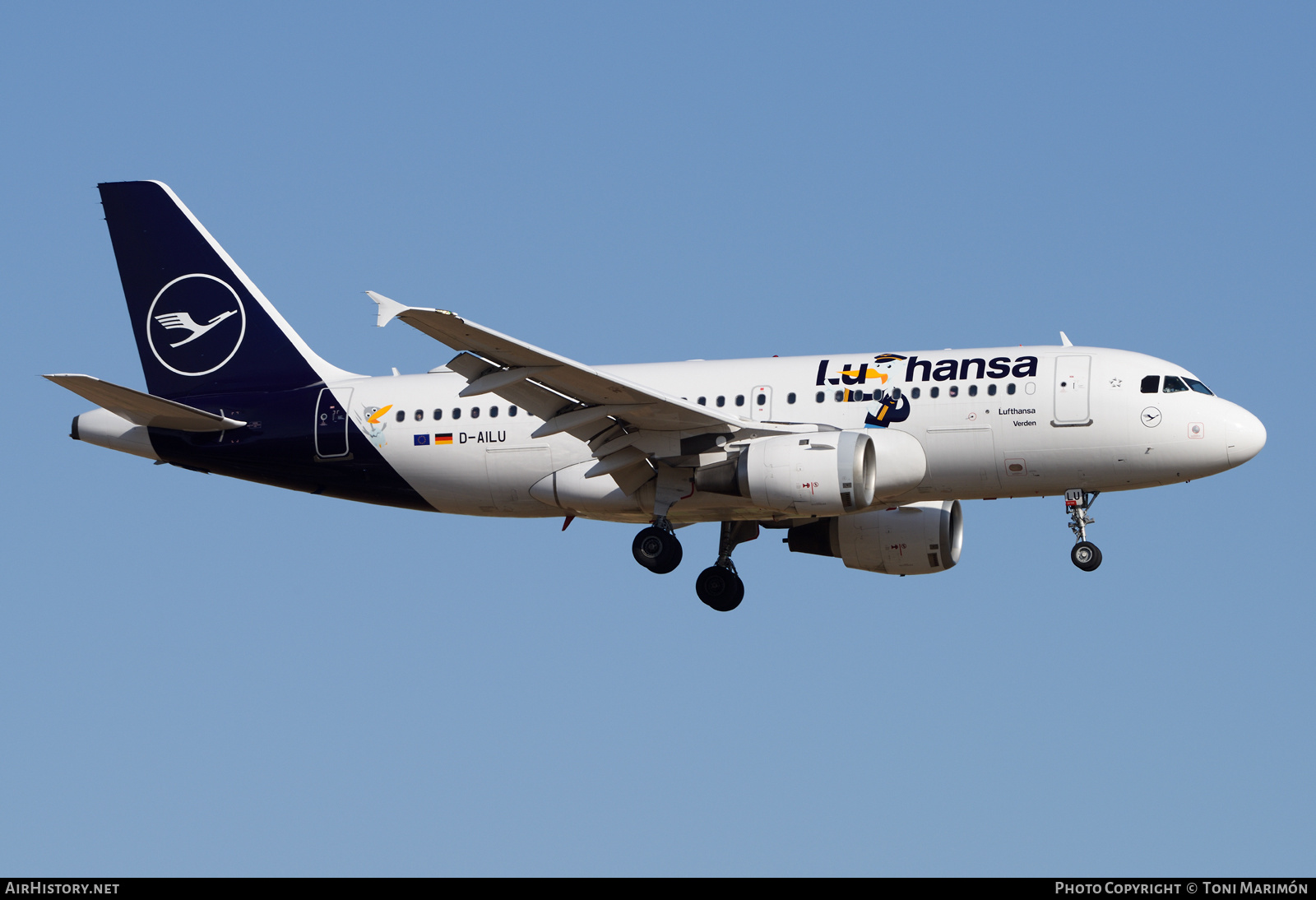 Aircraft Photo of D-AILU | Airbus A319-114 | Lufthansa | AirHistory.net #263096