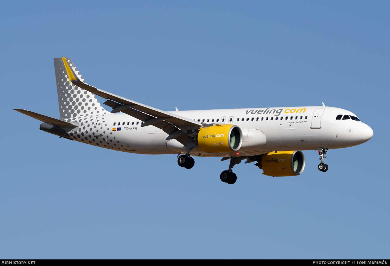 Aircraft Photo of EC-NFH | Airbus A320-271N | Vueling Airlines | AirHistory.net #263097