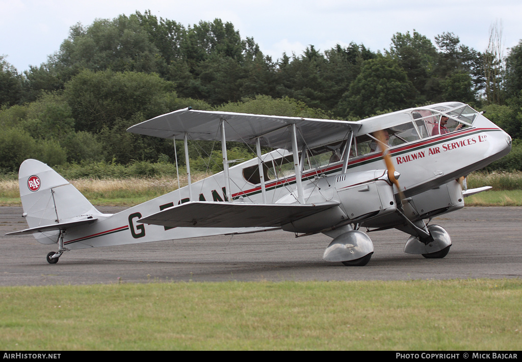 Aircraft Photo of G-ECAN | De Havilland D.H. 84A Dragon 3 | Railway Air Services | AirHistory.net #263098