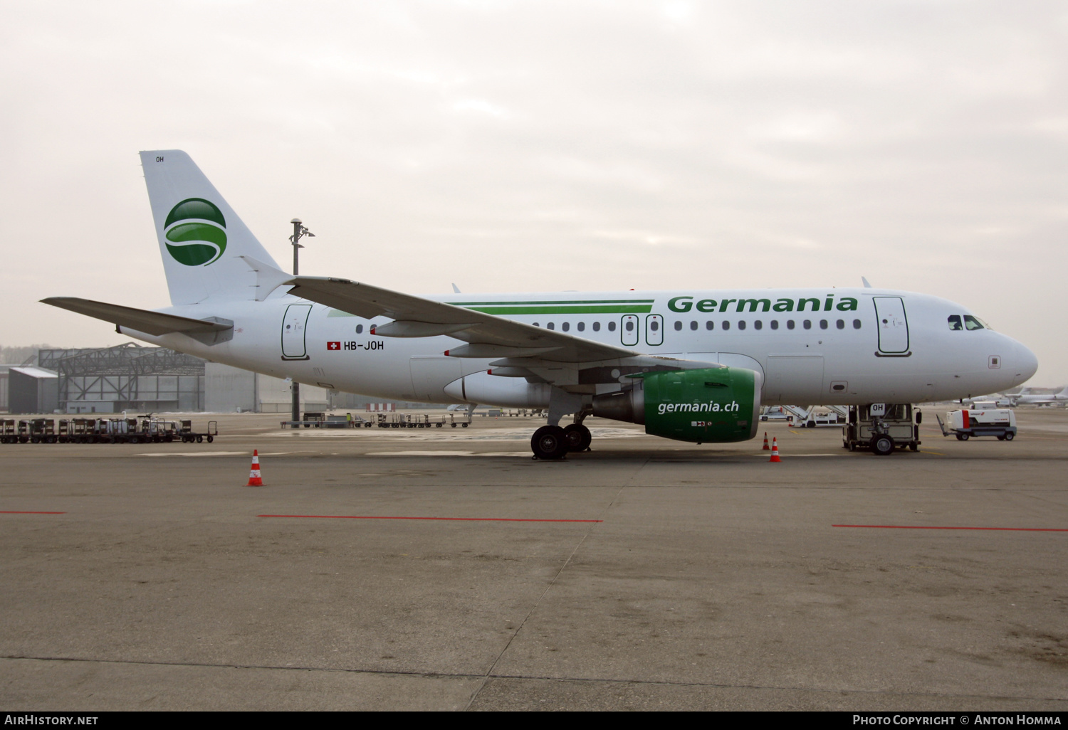 Aircraft Photo of HB-JOH | Airbus A319-112 | Germania | AirHistory.net #263125