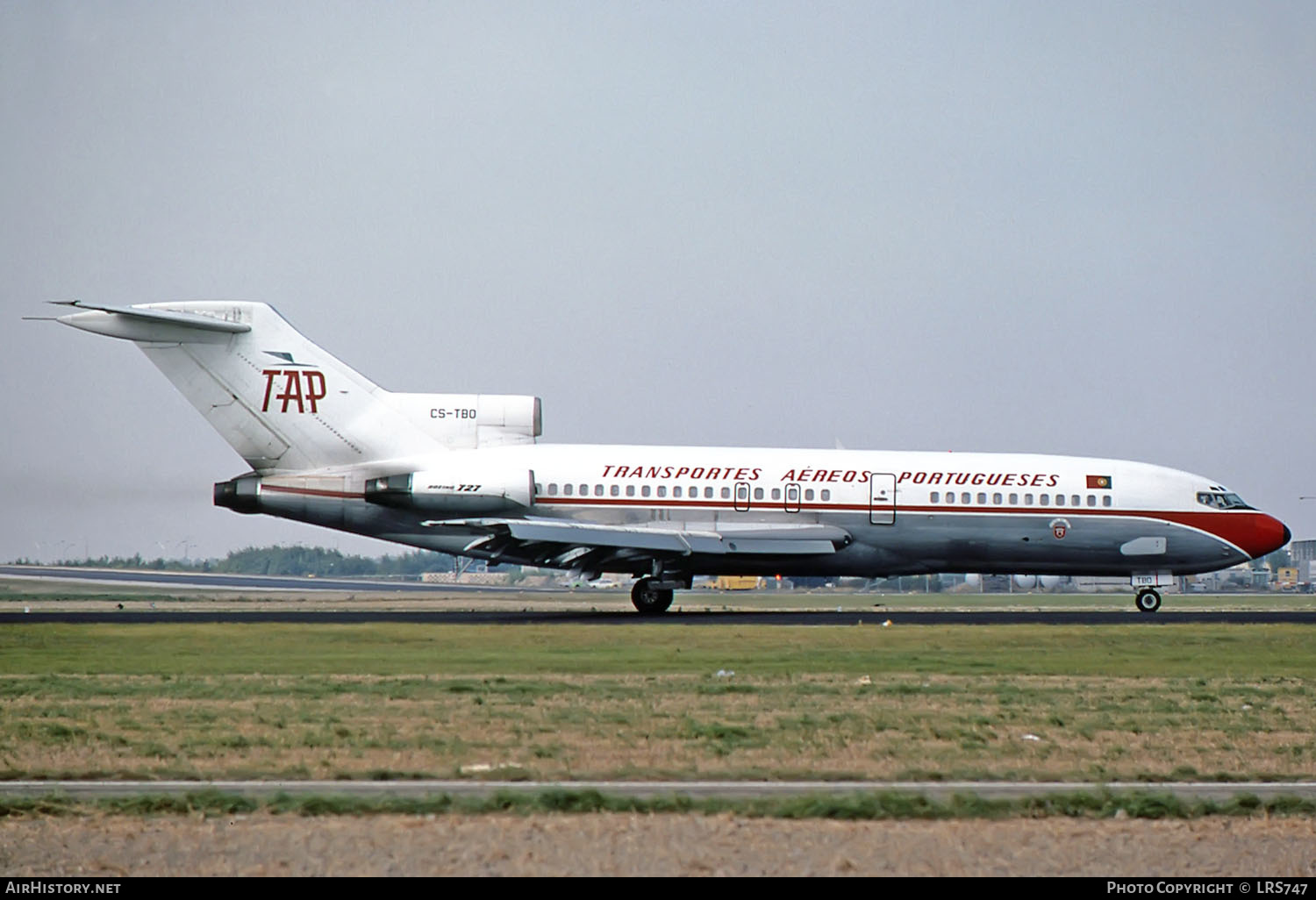 Aircraft Photo of CS-TBO | Boeing 727-82C | TAP - Transportes Aéreos Portugueses | AirHistory.net #263157