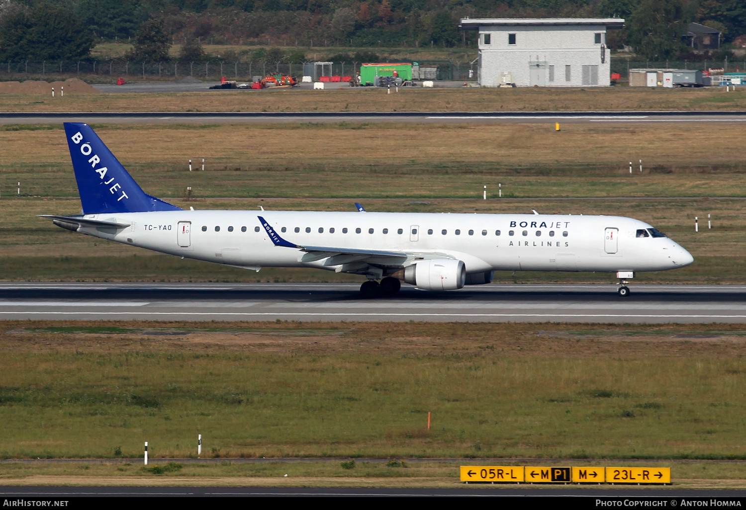 Aircraft Photo of TC-YAO | Embraer 195LR (ERJ-190-200LR) | Borajet Airlines | AirHistory.net #263244