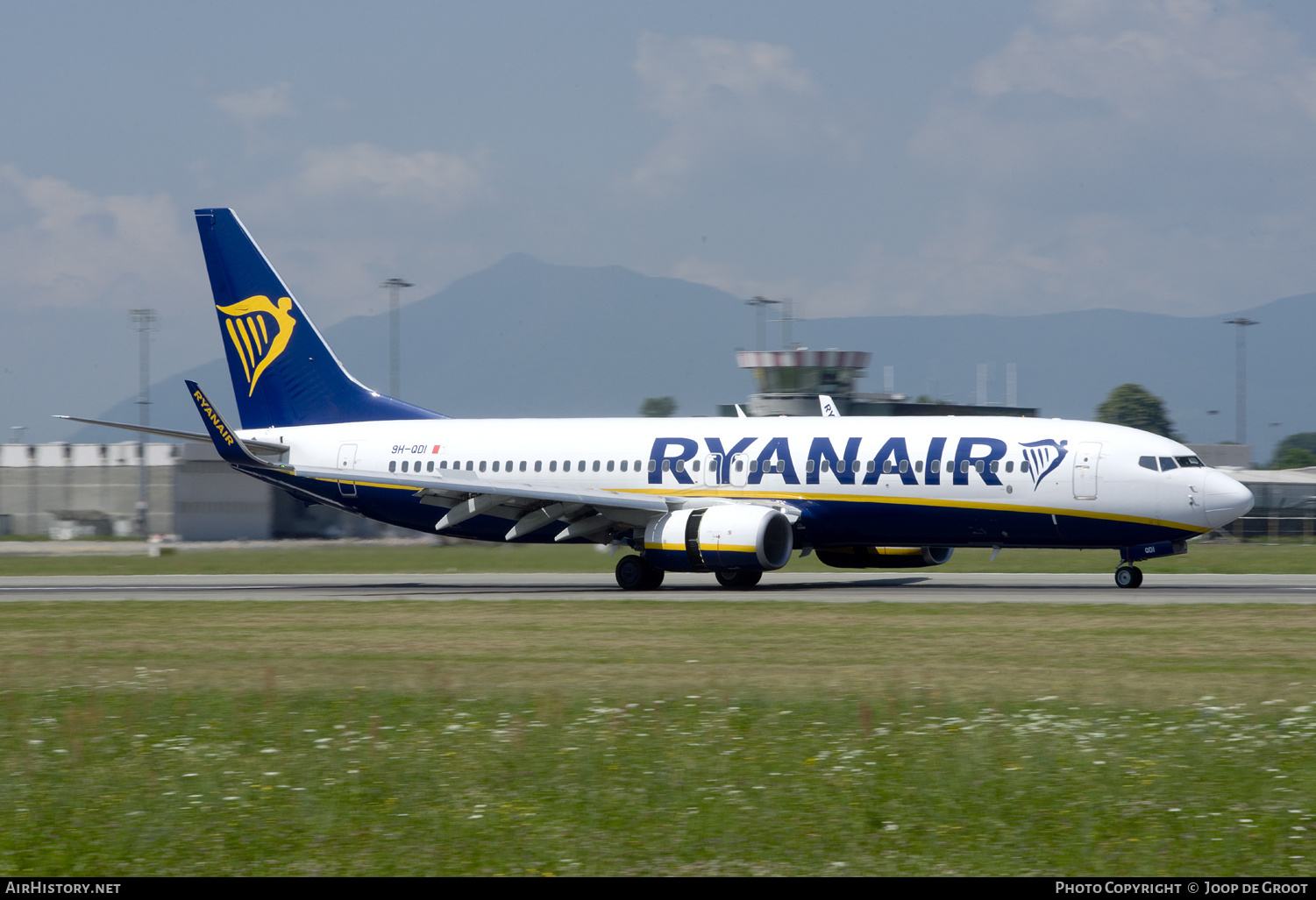 Aircraft Photo of 9H-QDI | Boeing 737-800 | Ryanair | AirHistory.net #263262