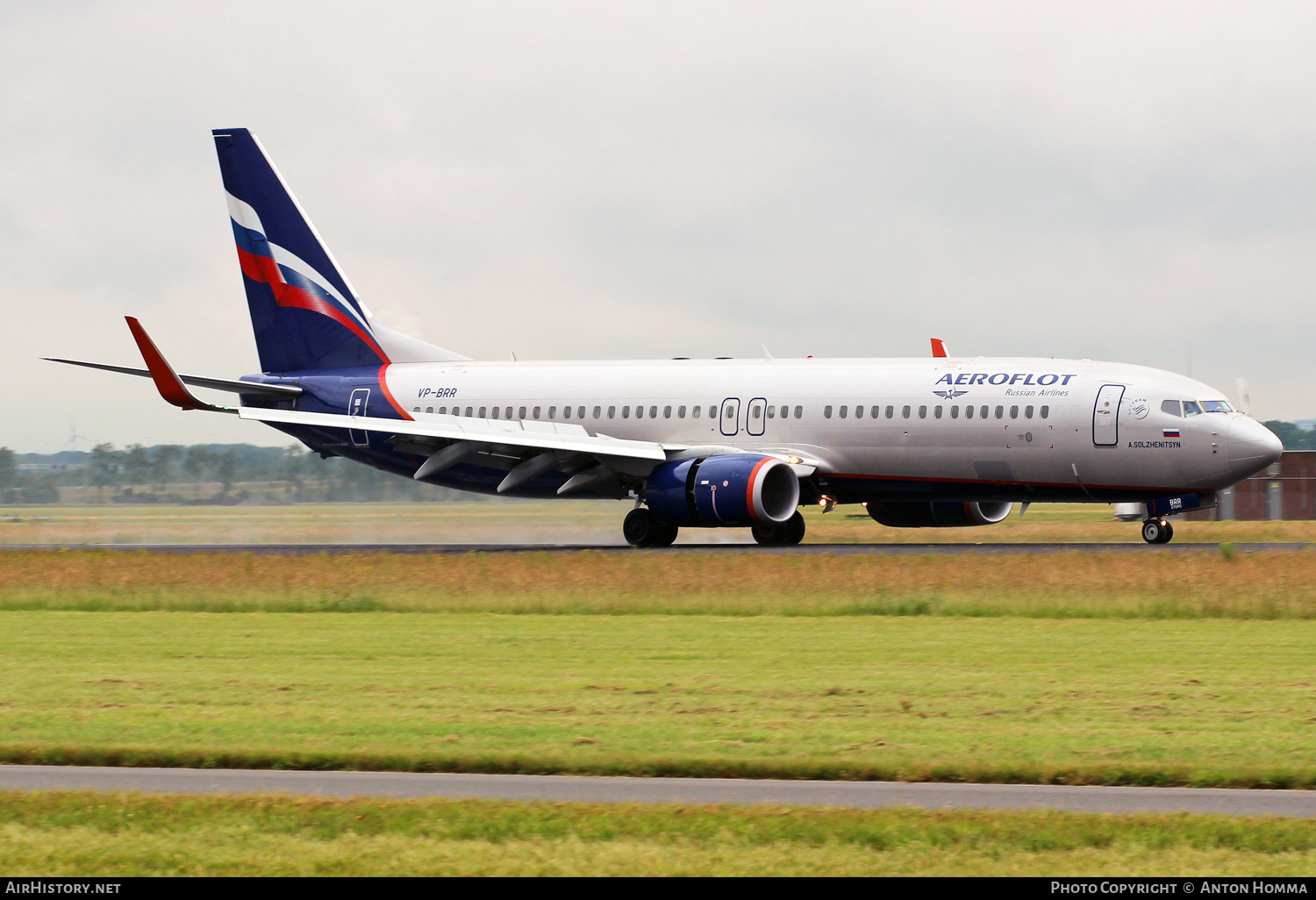 Aircraft Photo of VP-BRR | Boeing 737-8LJ | Aeroflot - Russian Airlines | AirHistory.net #263267