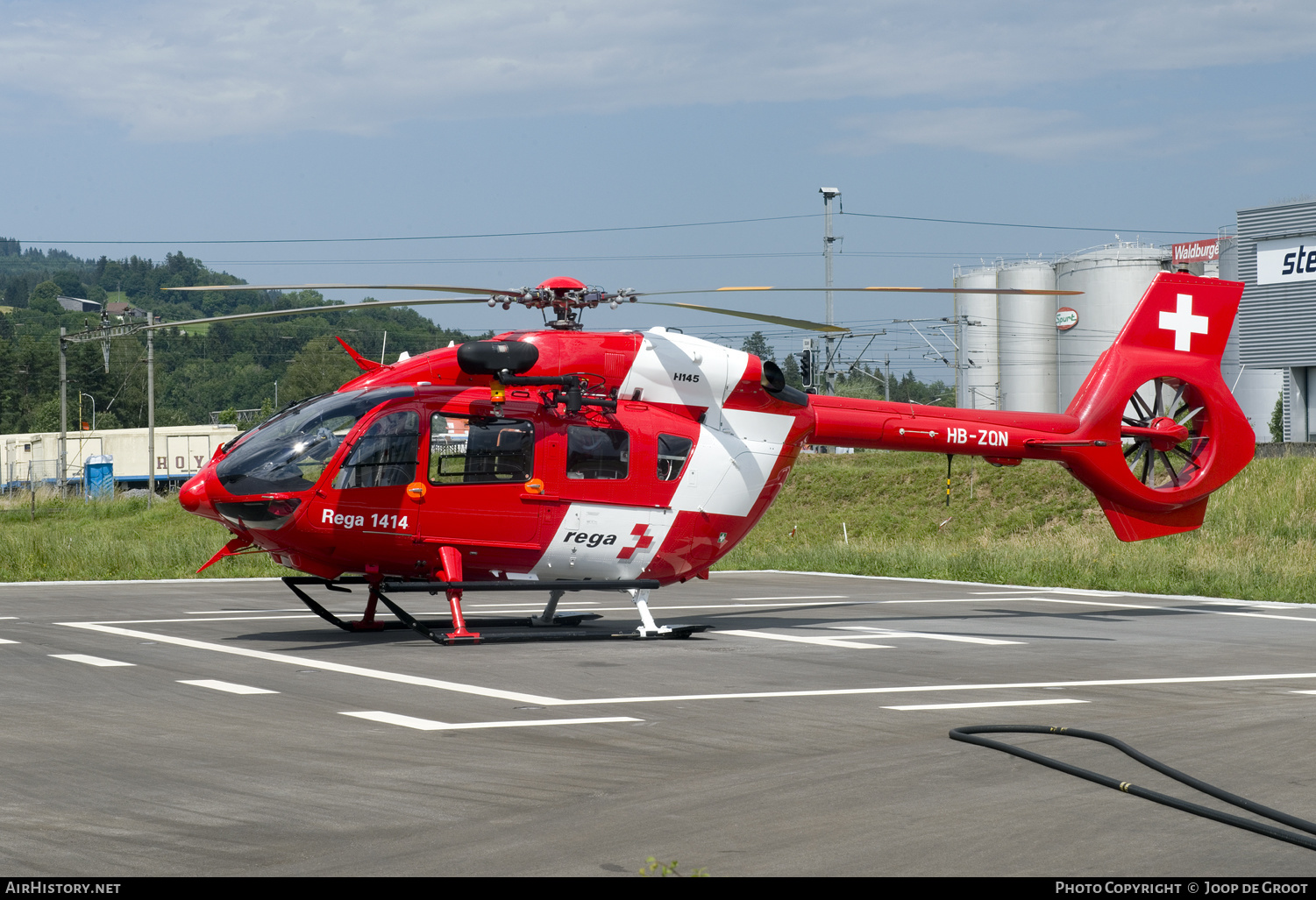 Aircraft Photo of HB-ZQN | Airbus Helicopters H-145 (BK-117D-2) | REGA - Swiss Air Ambulance | AirHistory.net #263280