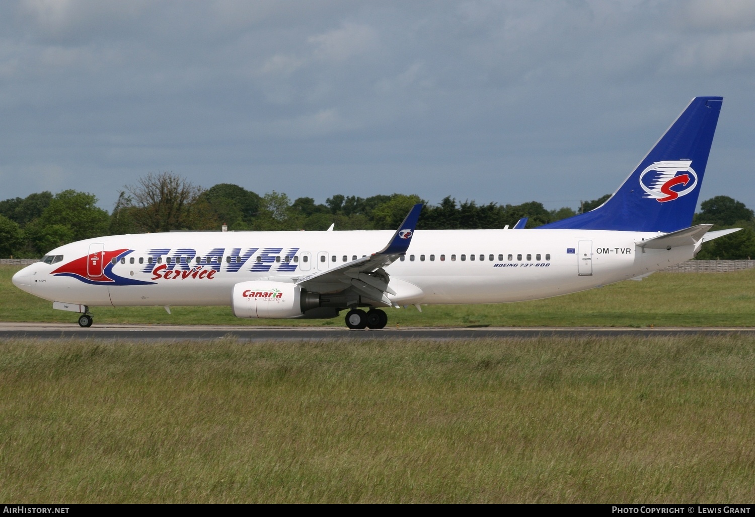 Aircraft Photo of OM-TVR | Boeing 737-86N | Travel Service | AirHistory.net #263282