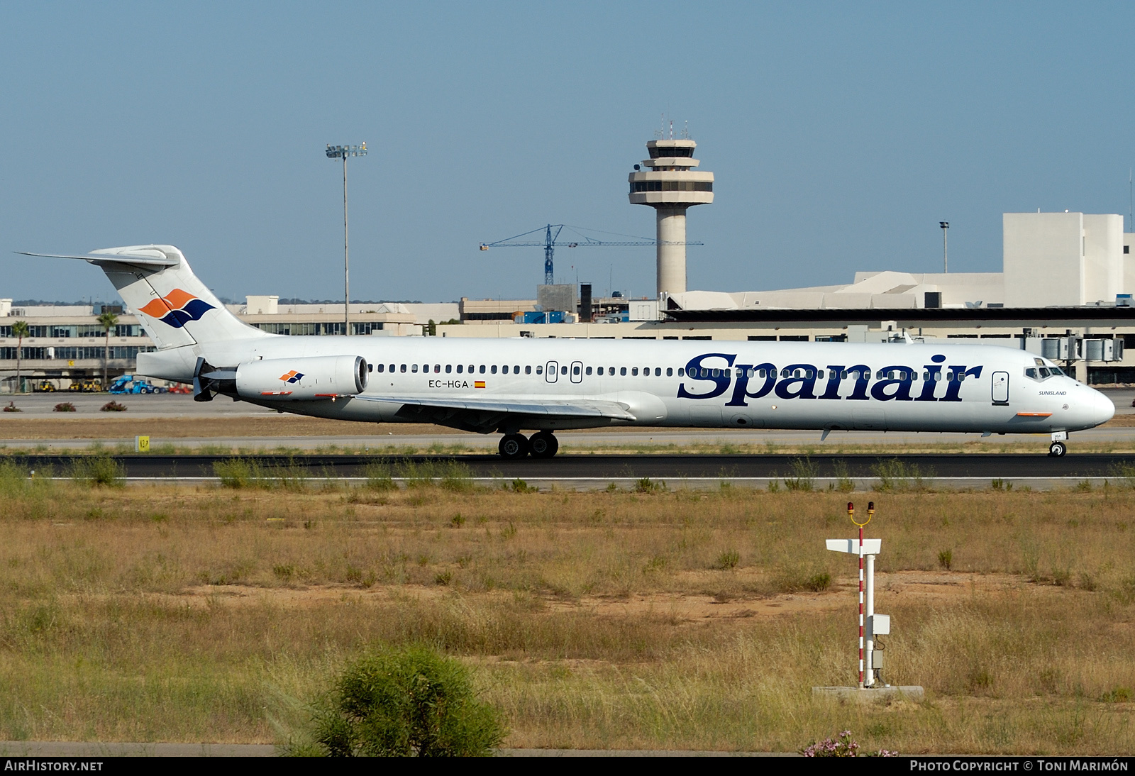 Aircraft Photo of EC-HGA | McDonnell Douglas MD-83 (DC-9-83) | Spanair | AirHistory.net #263305