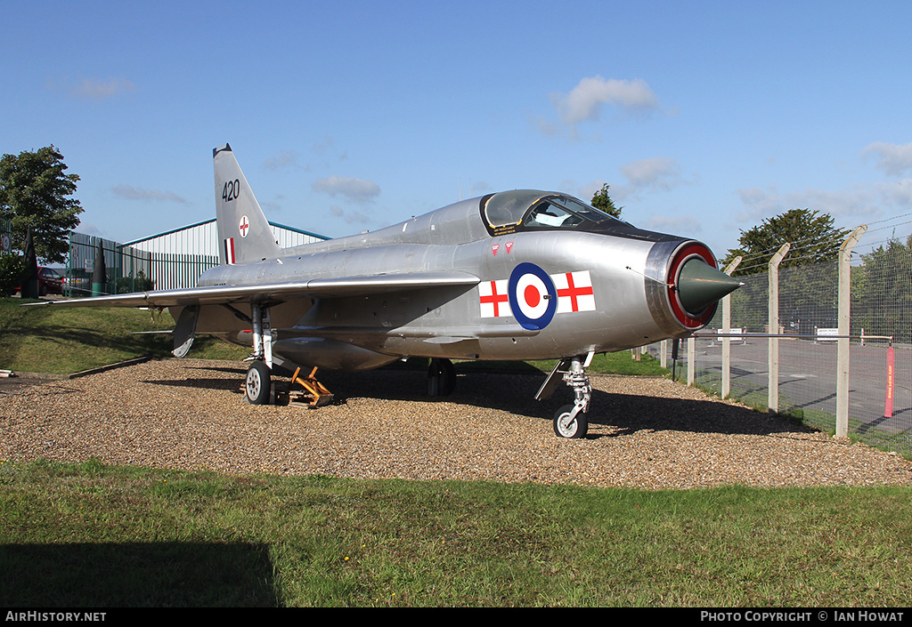 Aircraft Photo of XS420 | English Electric Lightning T5 | UK - Air Force | AirHistory.net #263326