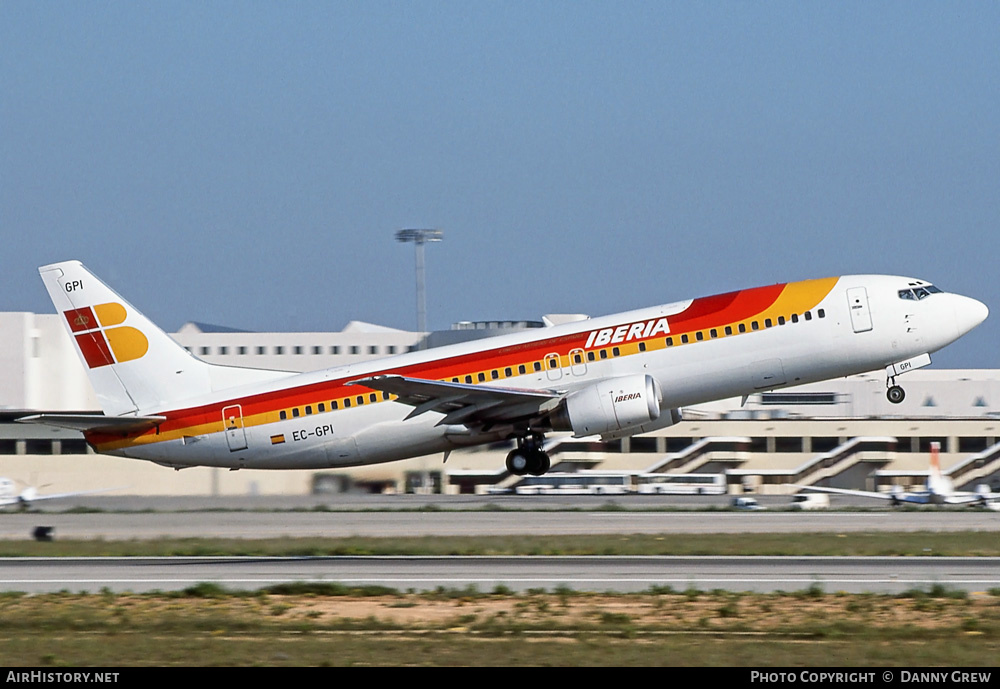 Aircraft Photo of EC-GPI | Boeing 737-46Q | Iberia | AirHistory.net #263328