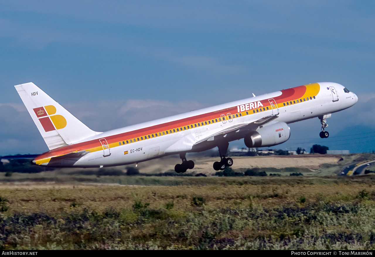 Aircraft Photo of EC-HDV | Boeing 757-256 | Iberia | AirHistory.net #263339