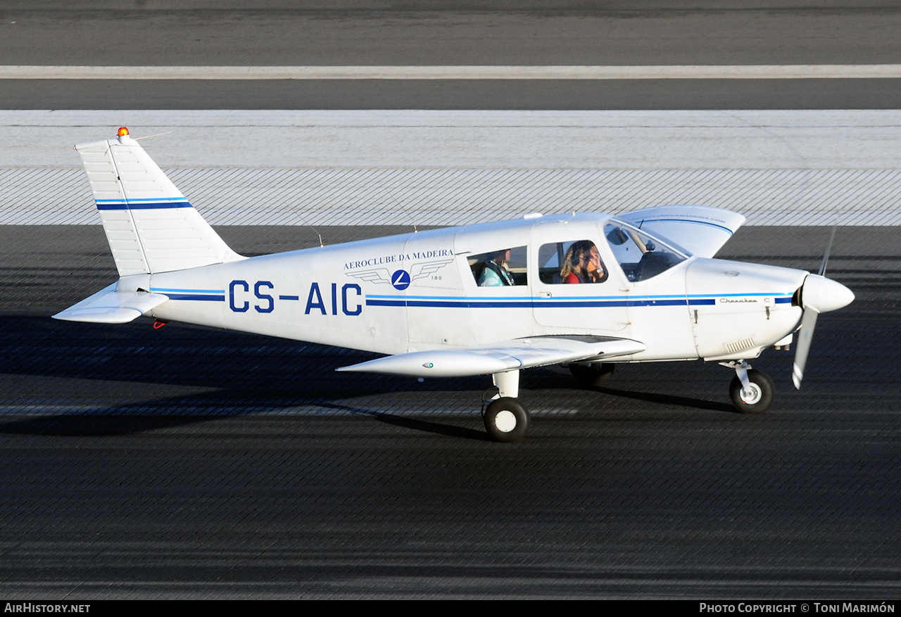 Aircraft Photo of CS-AIC | Piper PA-28-180 Cherokee C | Aeroclube da Madeira | AirHistory.net #263353
