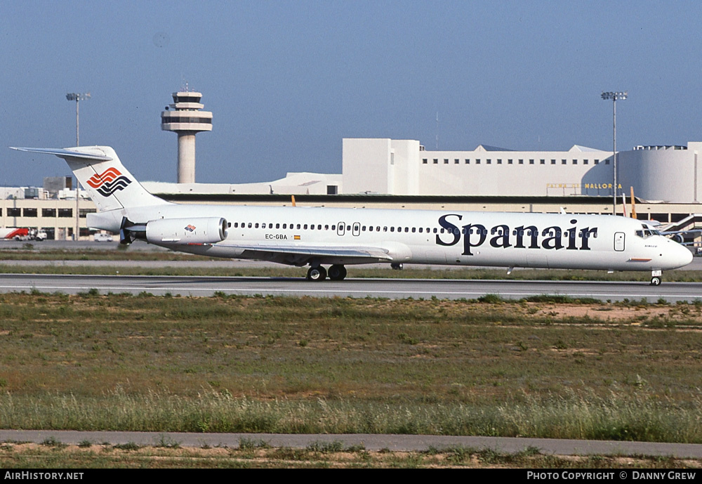 Aircraft Photo of EC-GBA | McDonnell Douglas MD-83 (DC-9-83) | Spanair | AirHistory.net #263365