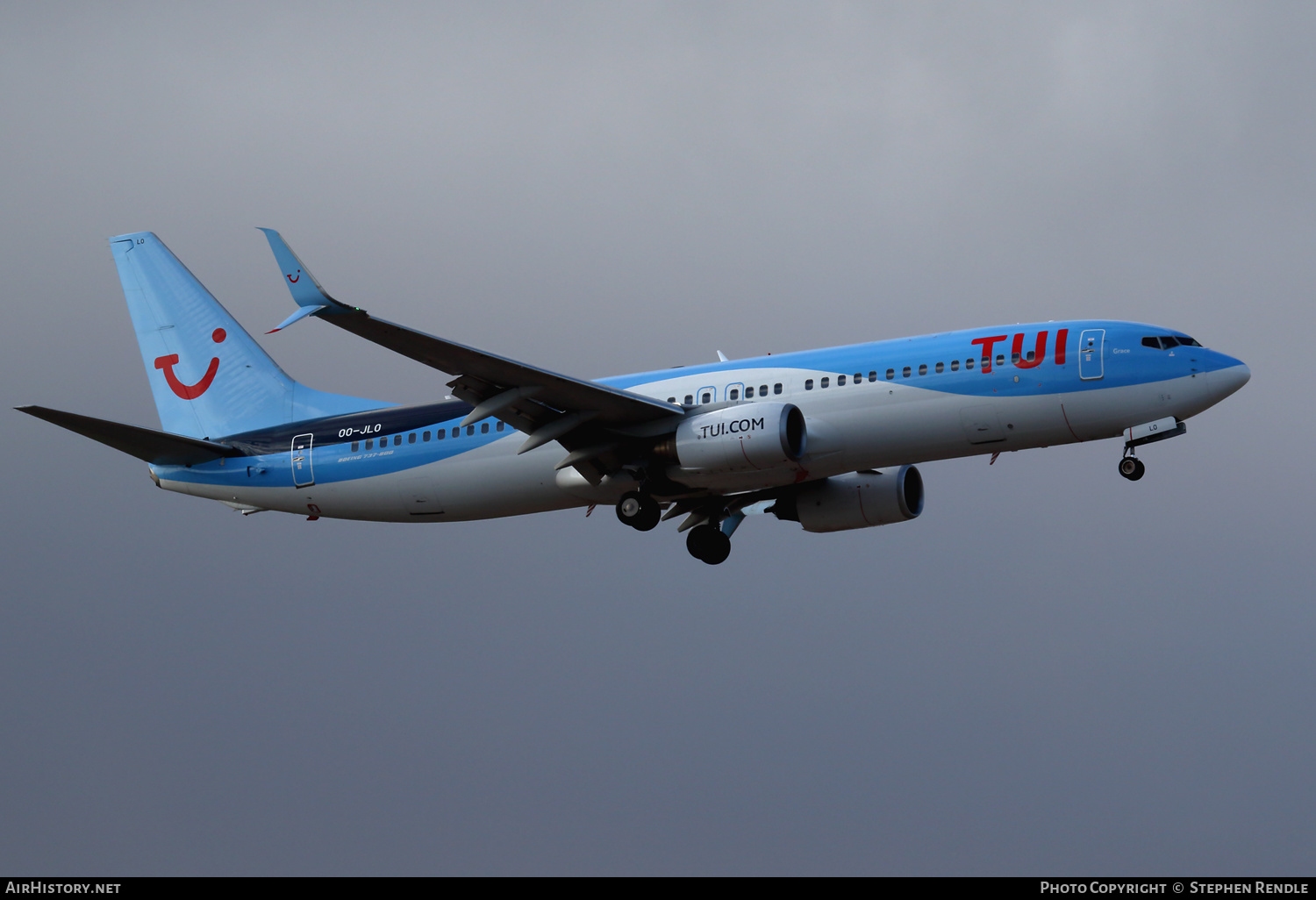 Aircraft Photo of OO-JLO | Boeing 737-8K5 | TUI | AirHistory.net #263423