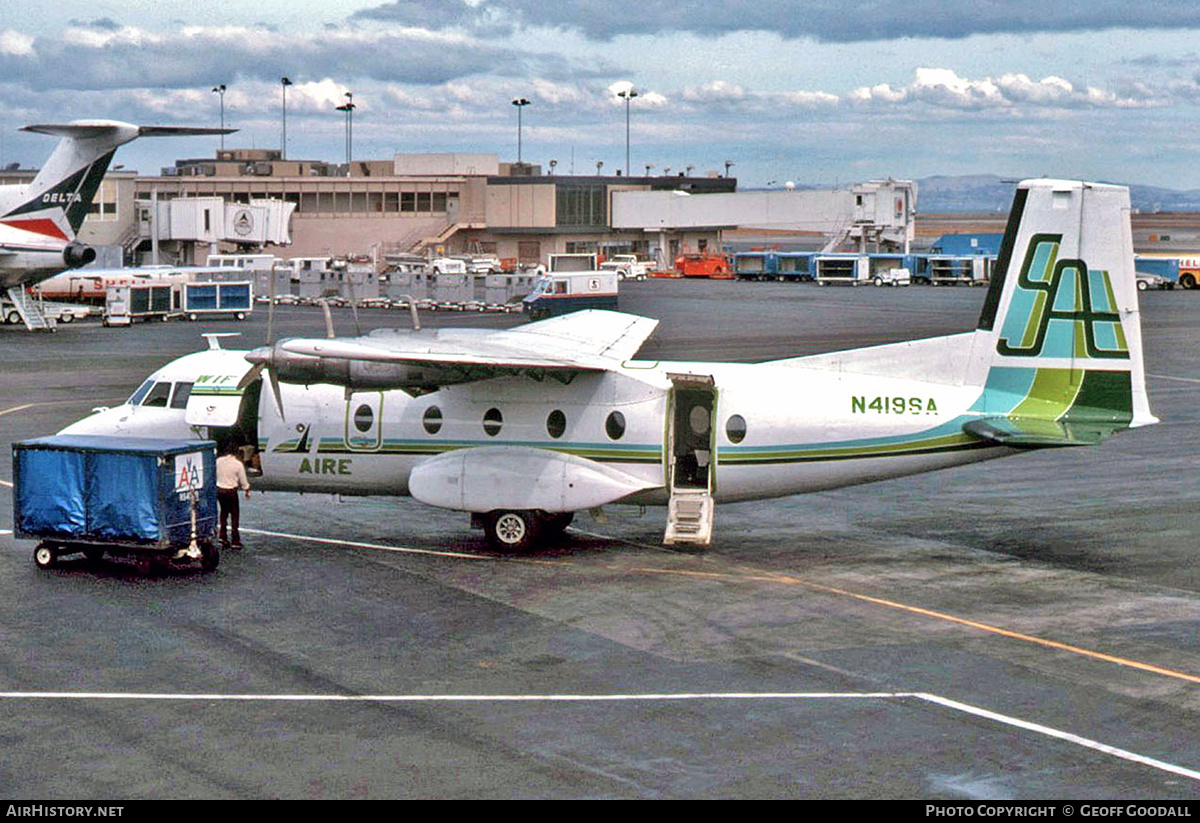 Aircraft Photo of N419SA | Nord 262A-14 | Swift Aire | AirHistory.net #263430
