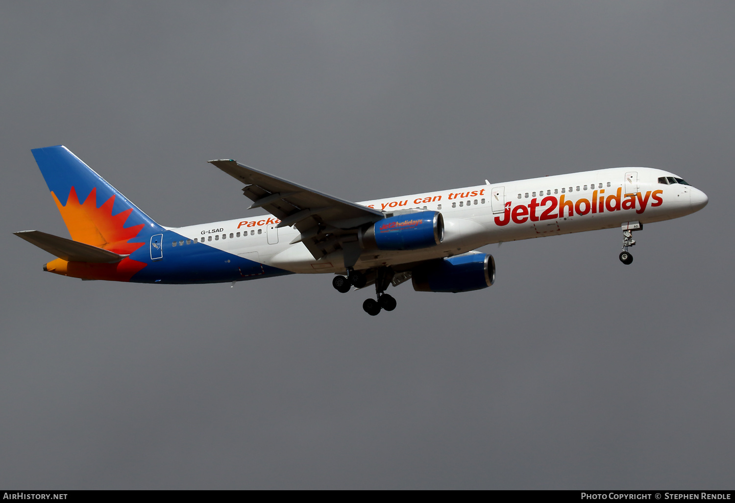 Aircraft Photo of G-LSAD | Boeing 757-236 | Jet2 Holidays | AirHistory.net #263432