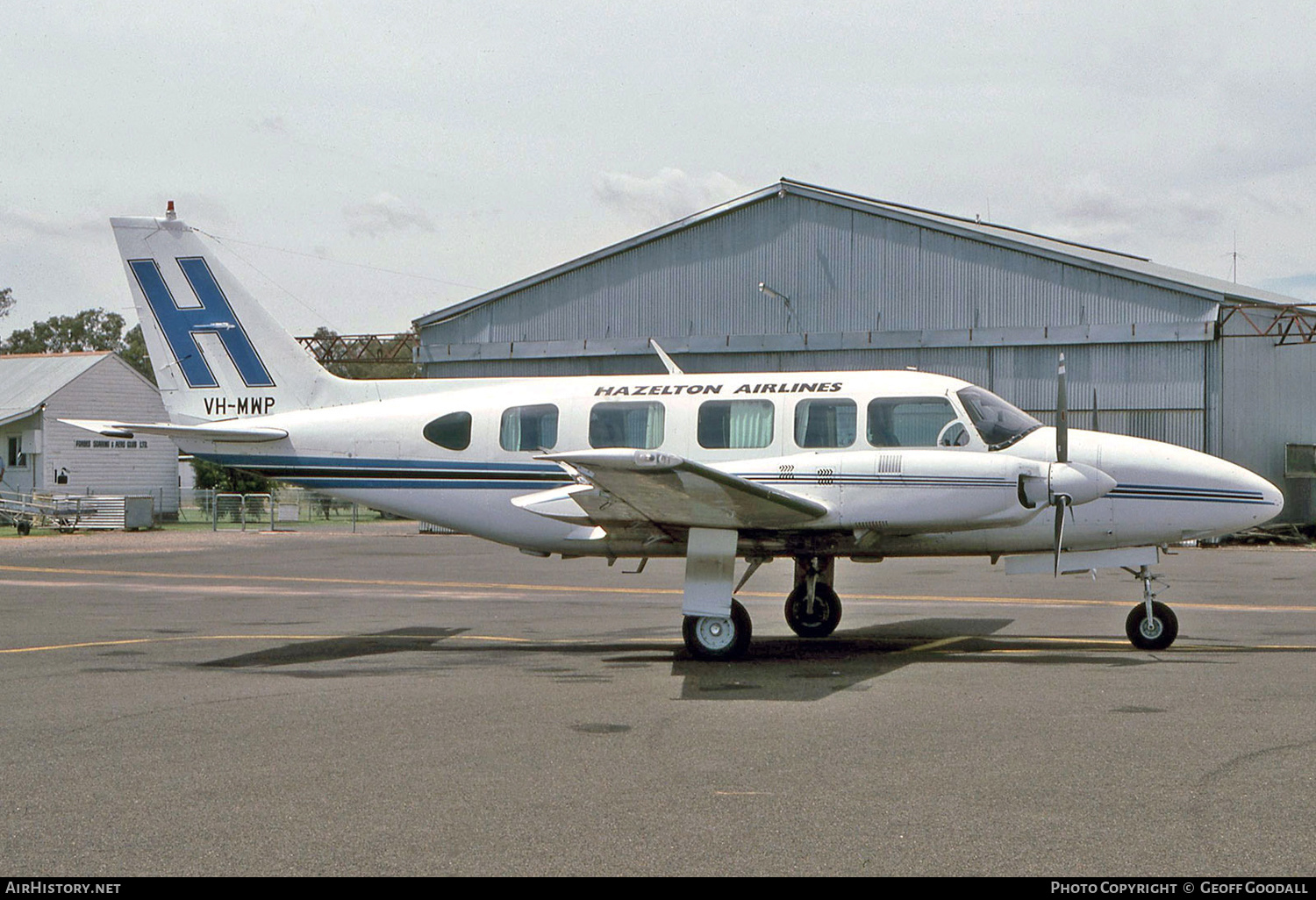 Aircraft Photo of VH-MWP | Piper PA-31-350 Chieftain | Hazelton Airlines | AirHistory.net #263437